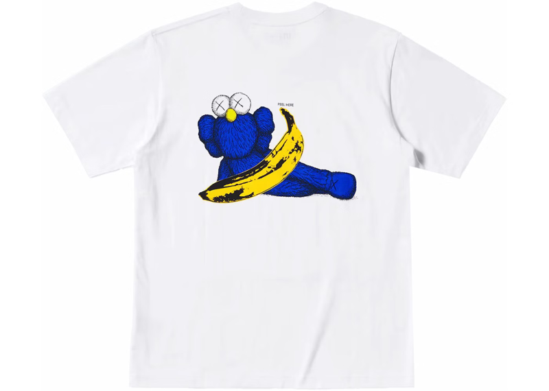KAWS Warhol UT Graphic Tee White