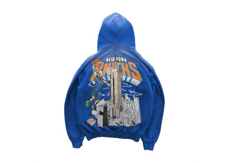 Warren Lotas New York Empire Hoodie Blue