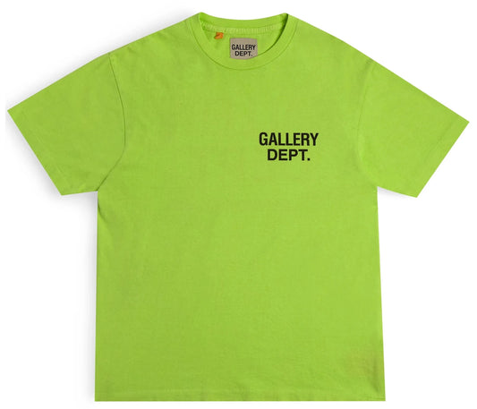 Gallery Dept. Souvenir T-shirt Lime Green