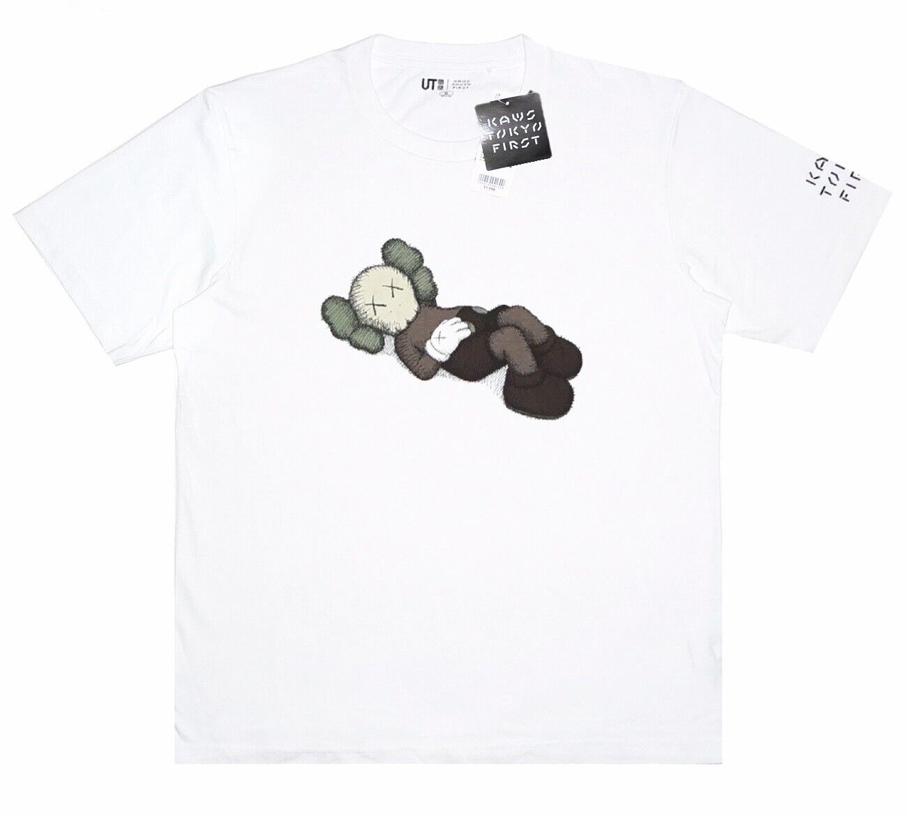 KAWS x Uniqlo Tokyo First Tee (Asia Sizing) White