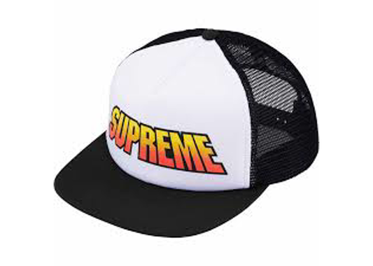 Supreme sabotage meshback 5 panel black