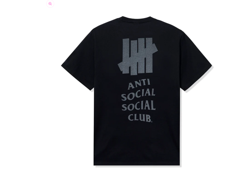 ASSC x Undefeated Lock 3M Tee - BLAC