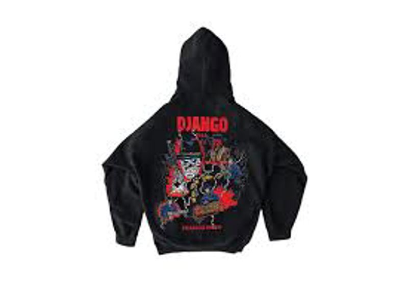 Warren Lotas Django Hoodie Distressed Navy