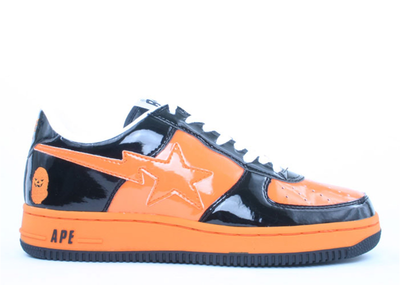 A Bathing Ape Bape Sta FS-001 Low Halloween Black/Orange (2005)