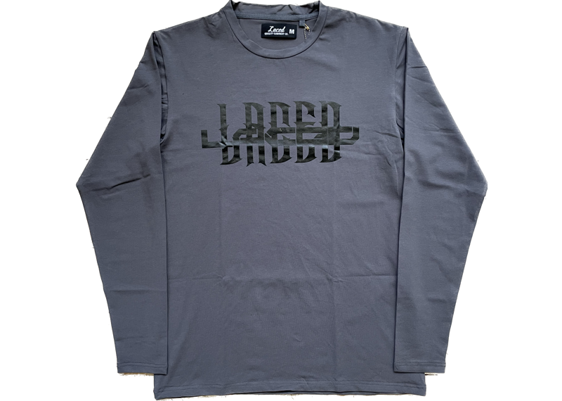 Laced Tribal L/S Dark Grey