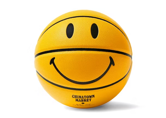 Chinatown Market Smiley Basketball Yellow