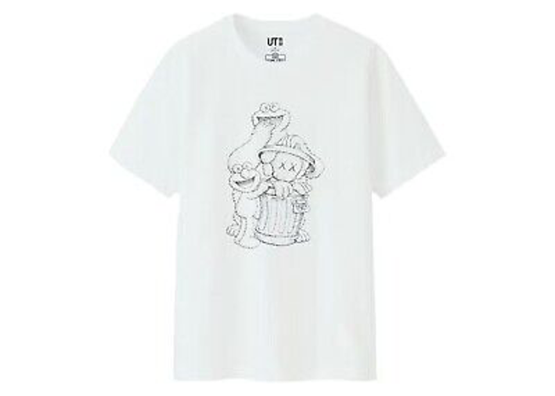 Kaws x Sesame Street tee Cookie Monster