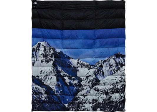 Supreme The North Face Mountain Nupste Blanket Blue/White