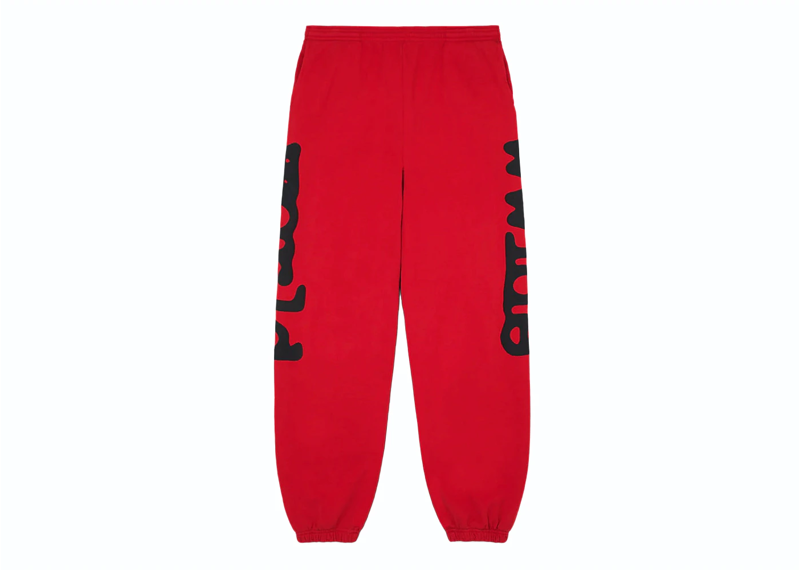 Sp5der Beluga Sweatpants Red