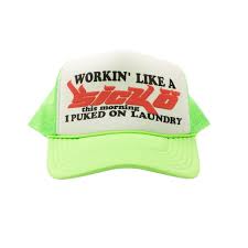 Sicko laundry trucker hat lime green