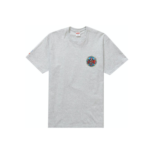 Supreme FDNY Engine 9 Tee Ash Grey