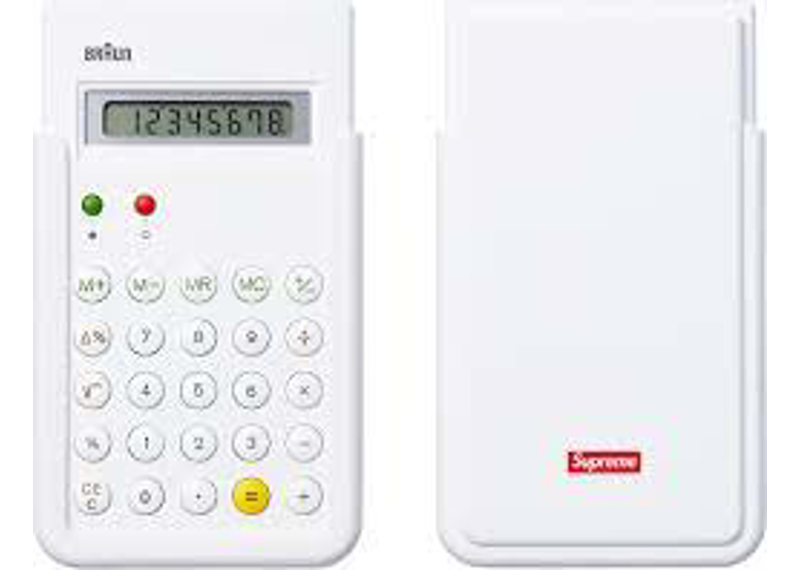 Supreme Braun Calculator