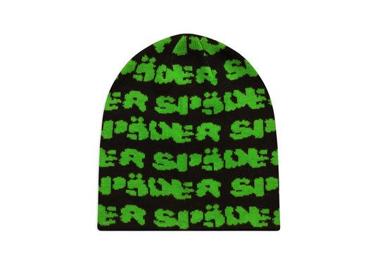 Sp5der Fuzzy Logo Skully Black