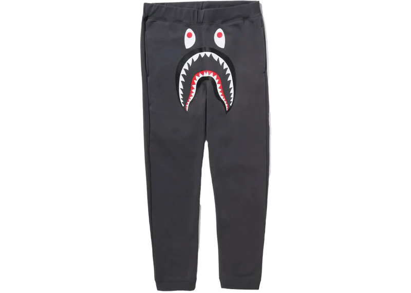 BAPE ABC Camo Shark Sweat Pants Charcoal