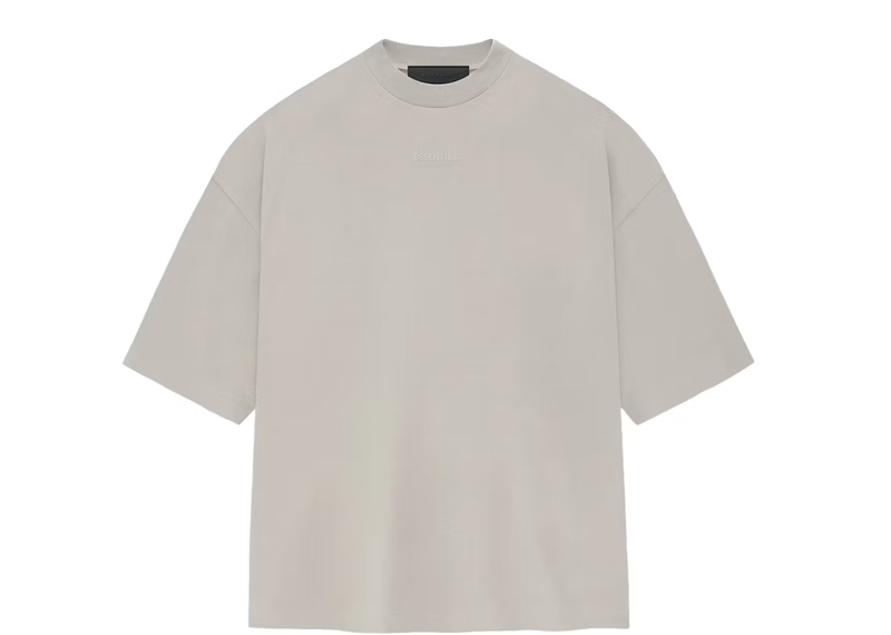 Fear of God Essentials Tee Silver Cloud