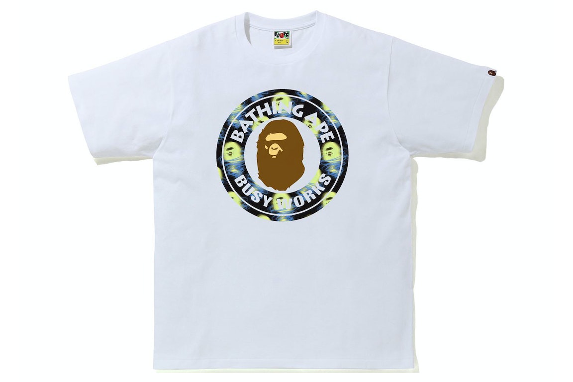 BAPE Storm Camo Tee White/Blue