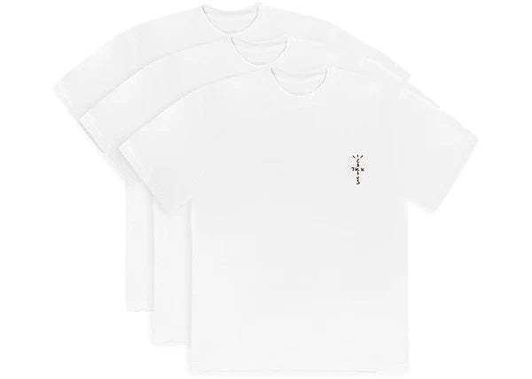 Travis Scott CJ T-Shirt (3 Pack) White