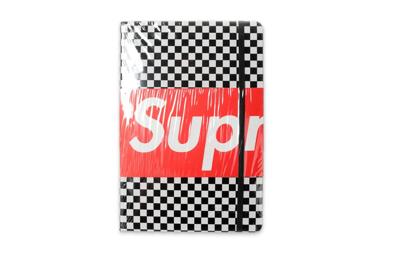 Supreme Moleskin Checkered Notebook