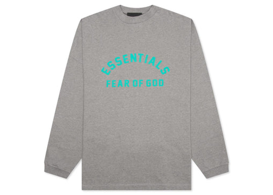 Fear of God Essentials Heavy Jersey Longsleeve Tee Light Heather Grey