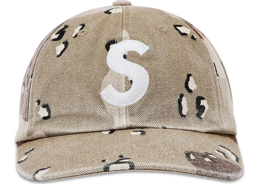 Supreme Pigment S Logo 6-Panel Chocolate Chip Camo