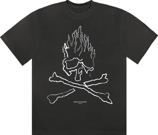 Travis Scott Cactus Jack For Mastermind Skull T-shirt Black