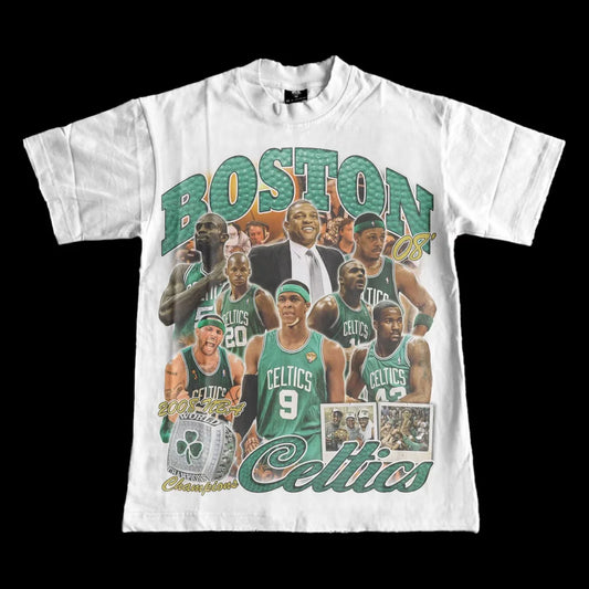 Do Not Disturb. Vintage Tee 2008 Celtics White