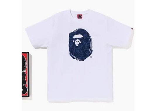 BAPE 30TH ANNIV. TEE(Special Box)-White/Navy