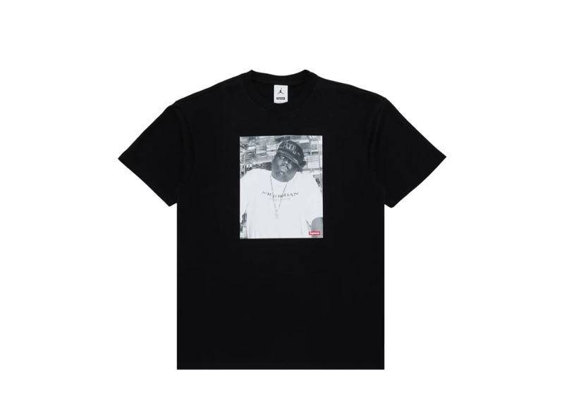 Supreme x Jordan Biggie Short-Sleeve Top - Black