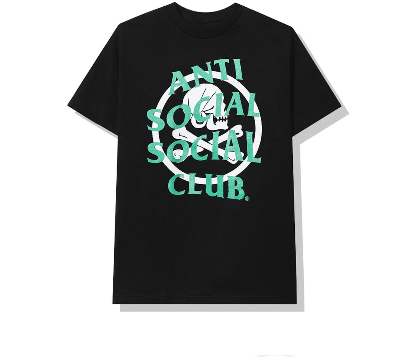 Anti Social Social Club x Neighborhood Cambered Black Tee Tee Black