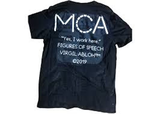 Virgil Abloh x MCA Figures of Speech Staff Tee Black