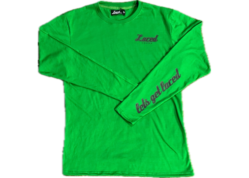 Laced Canna - Lets Get Laced Green Long Sleeve Shirt