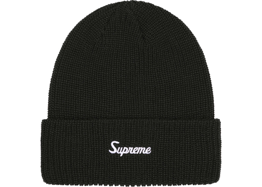 Supreme Loose Gauge Beanie (FW24) Black