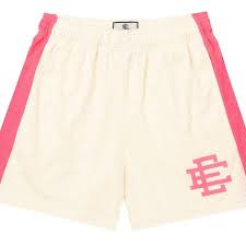 Eric Emanuel EE Basic Short Mens Antique White/Knockout Pink