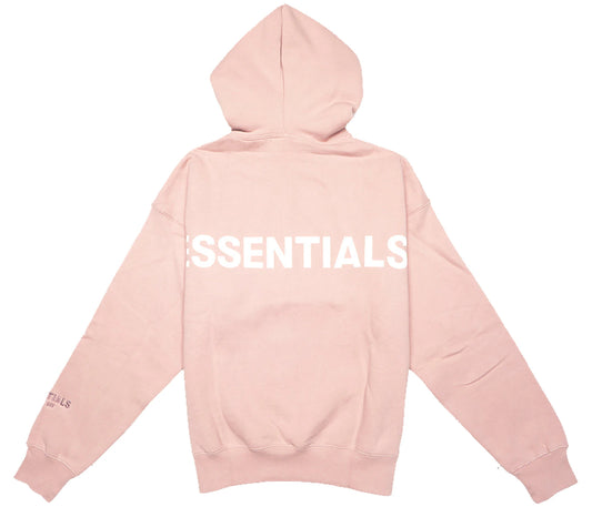 Fear of God Essentials Pink 3M Logo Pullover Hoodie Blush