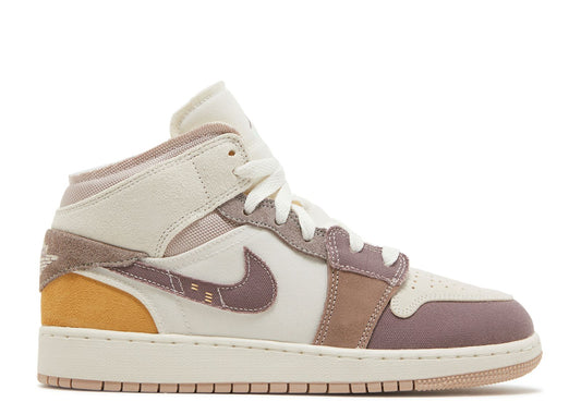 Air Jordan 1 Mid SE Craft GS Inside Out - Taupe Haze