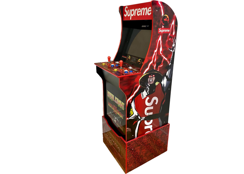 Arcade1UP x Supreme Mortal Kombat Arcade Machine