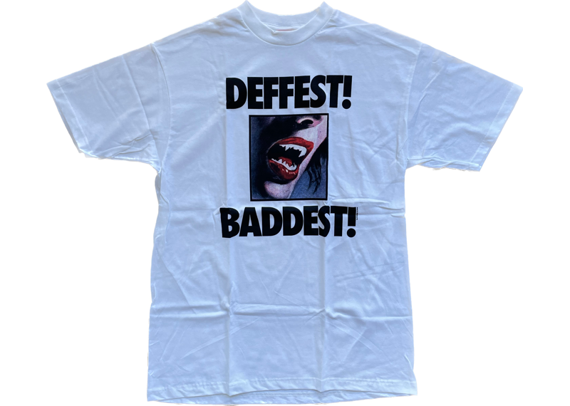 Supreme deffest baddest tee white