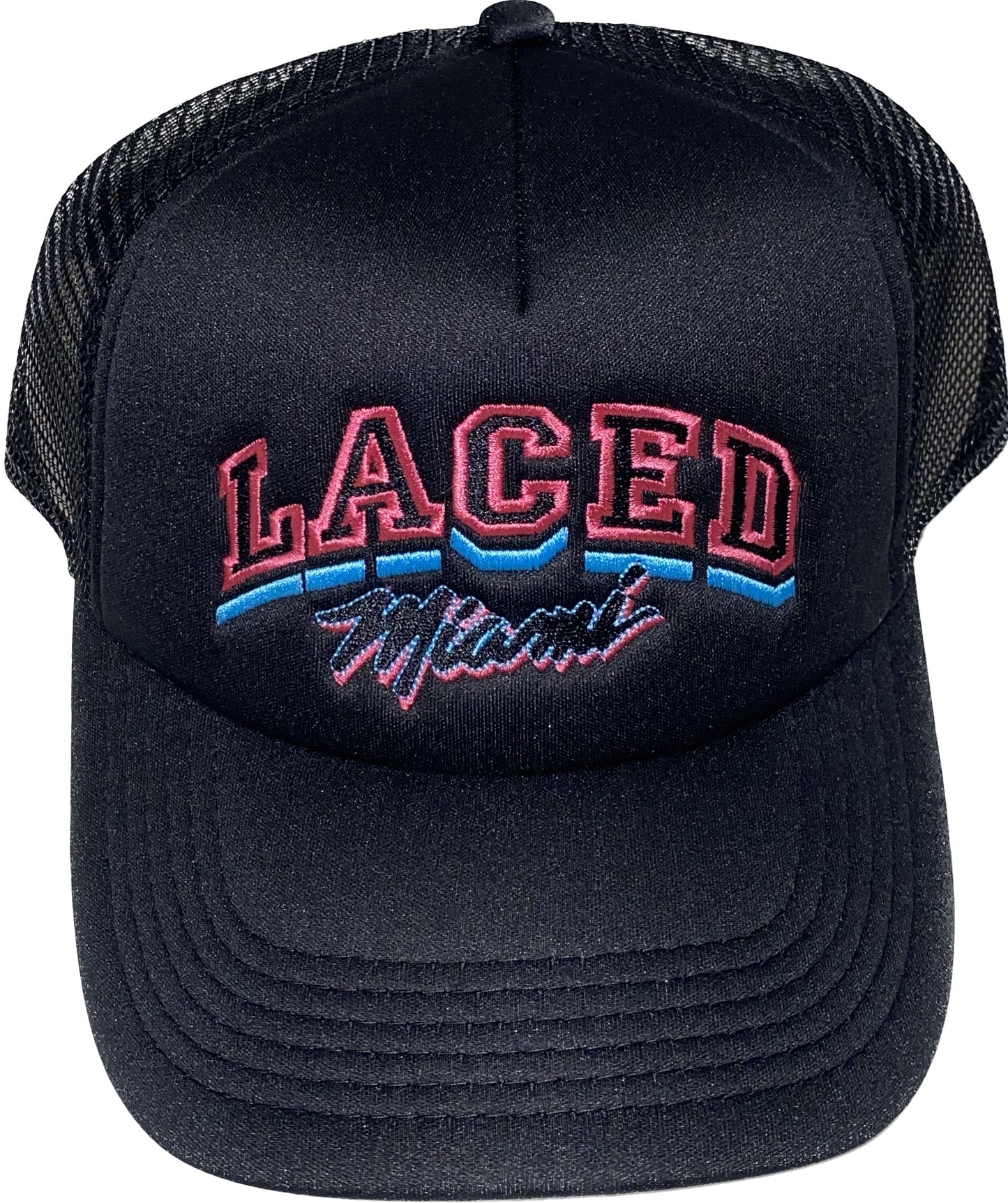 Laced 2023 Miami Trucker Snapback Black