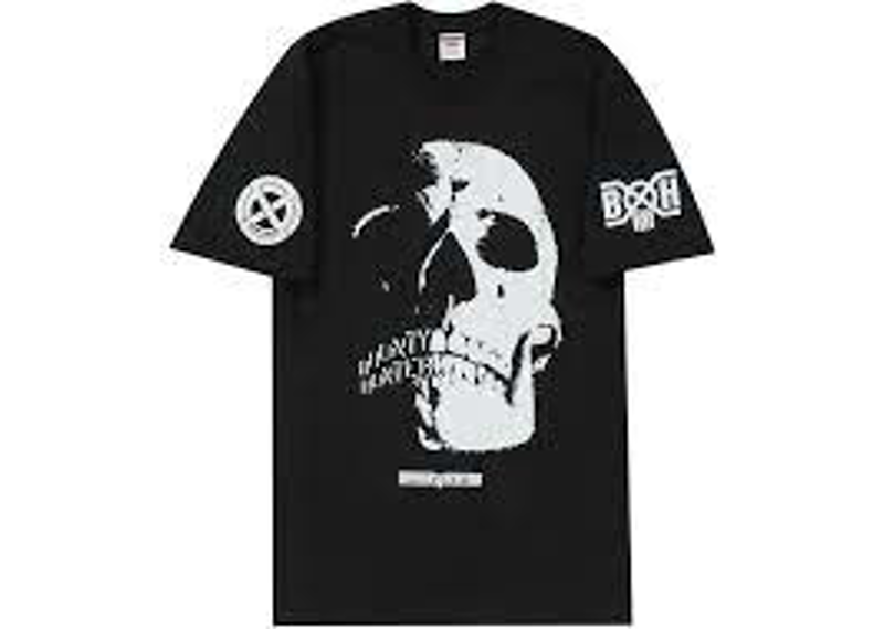 Supreme x Bounty Hunter Skulls Tee Black