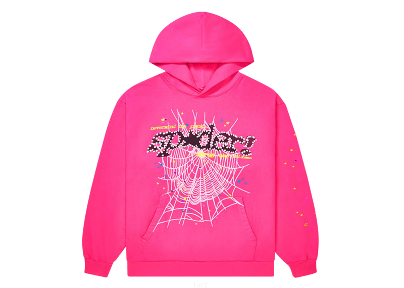 Sp5der P*nk V2 Hoodie Pink