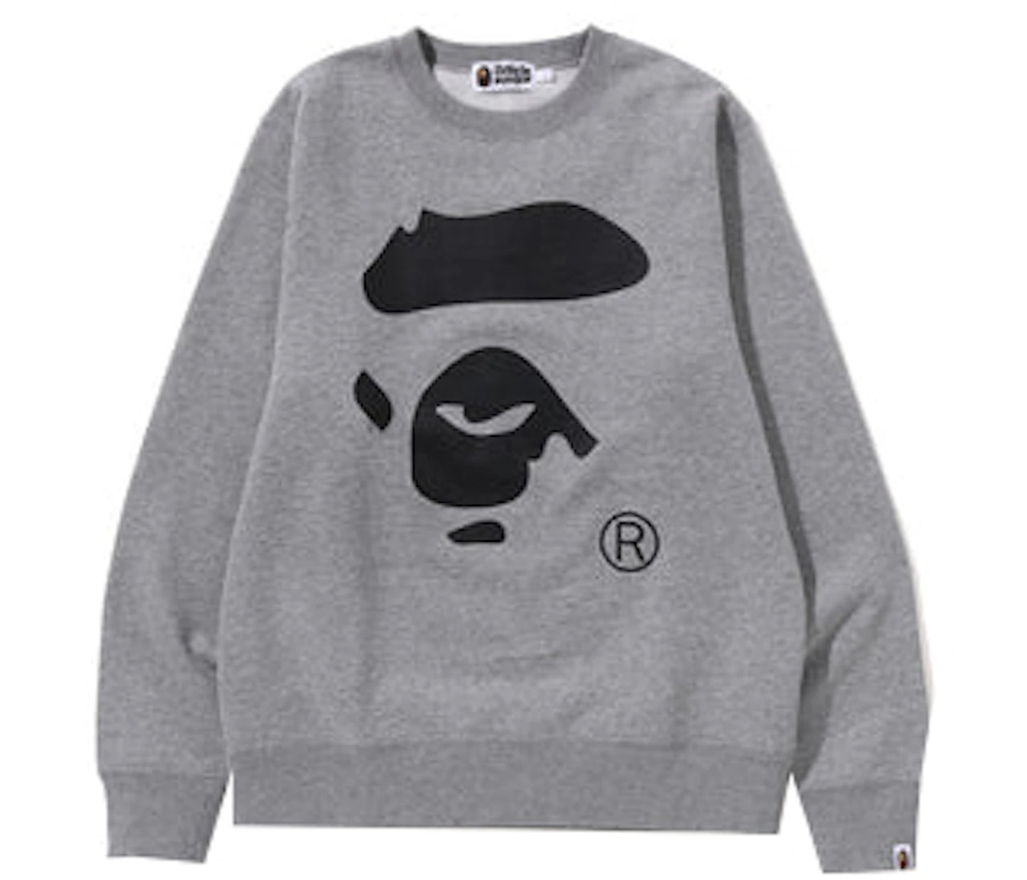 BAPE Happy New Year Mens Classic Crewneck (SS23) Grey