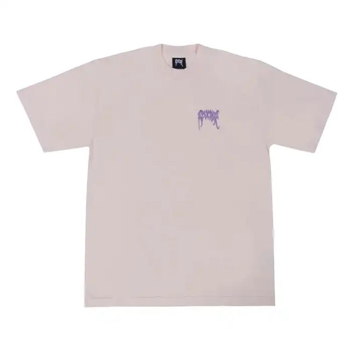 Revenge Embroidered Pink Basic Tee