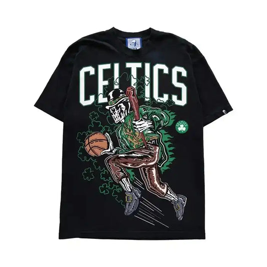 Warren Lotas Celtics Clover Tee Black