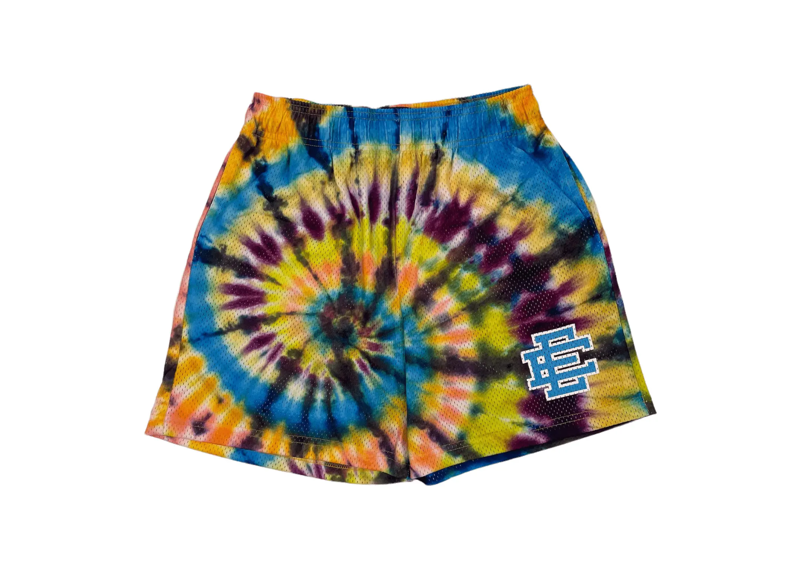 Eric Emanuel EE Basic Short SS22 Tie Dye 4 (Blue/Yellow)