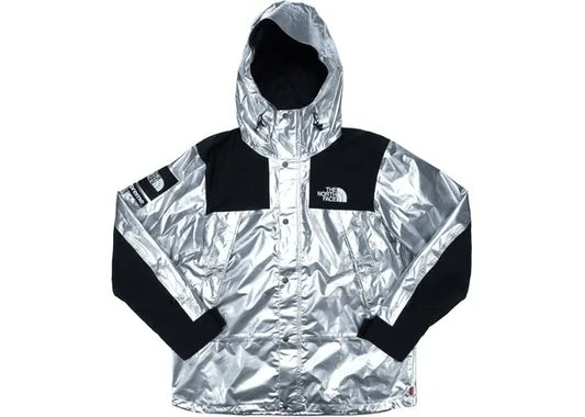 Supreme The North Face Metallic Mountain Parka Silver