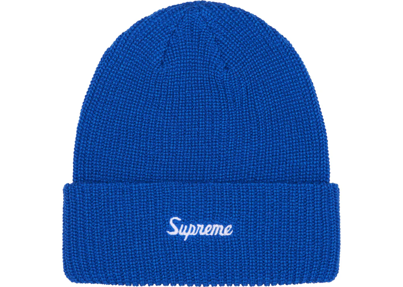 Supreme Loose Gauge Beanie (FW24) Blue