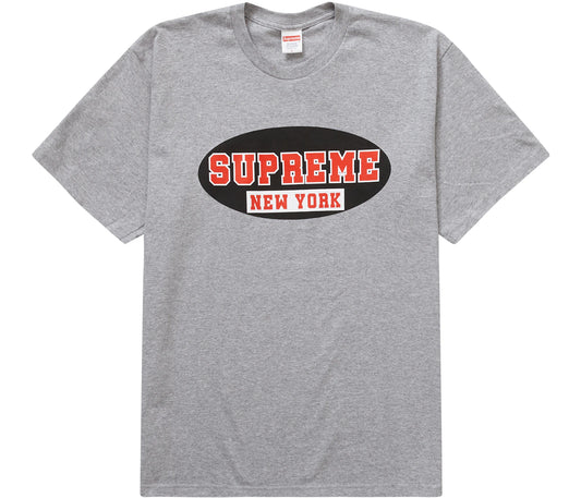 Supreme New York Tee Heather Grey