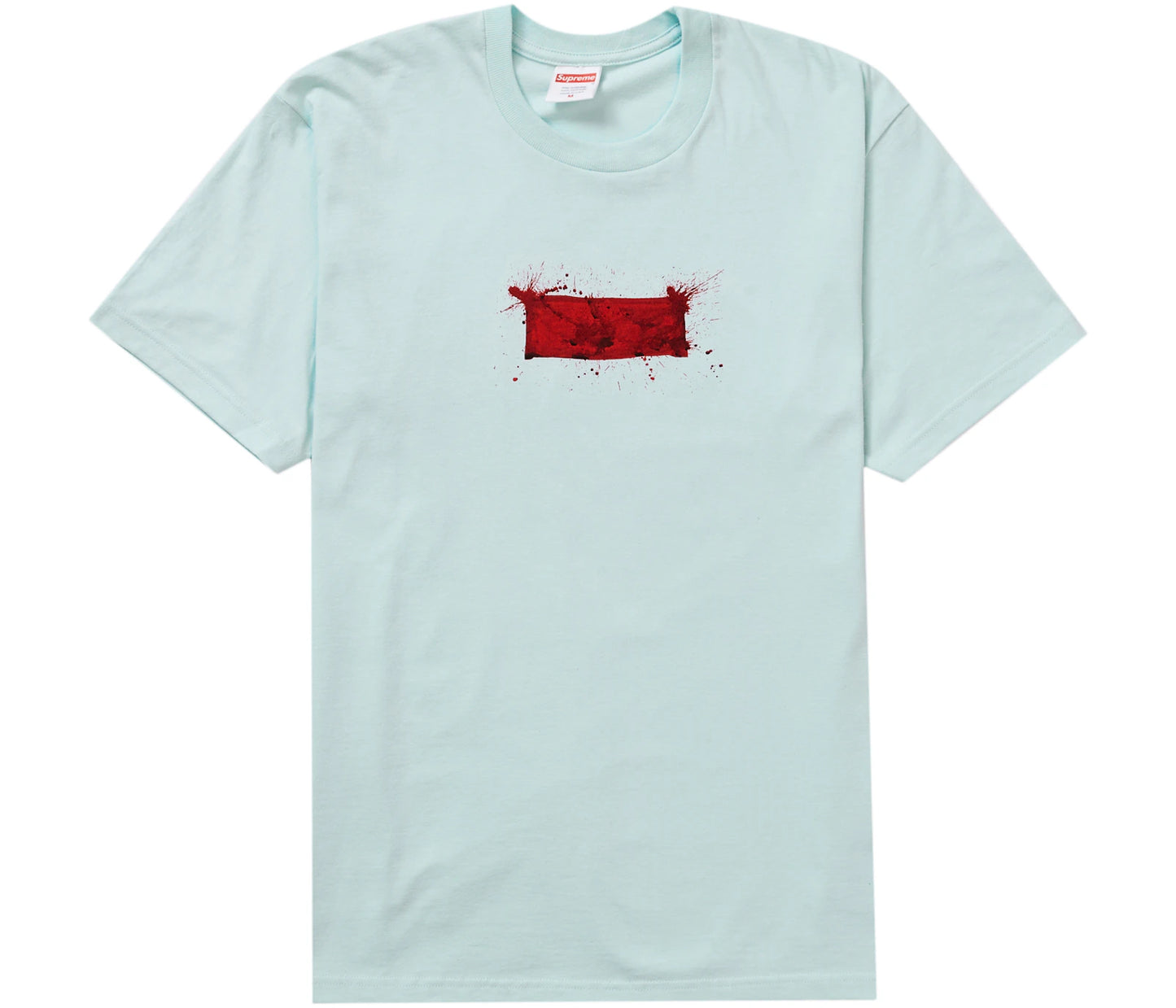 Supreme Ralph Steadman Box Logo Tee Pale Blue