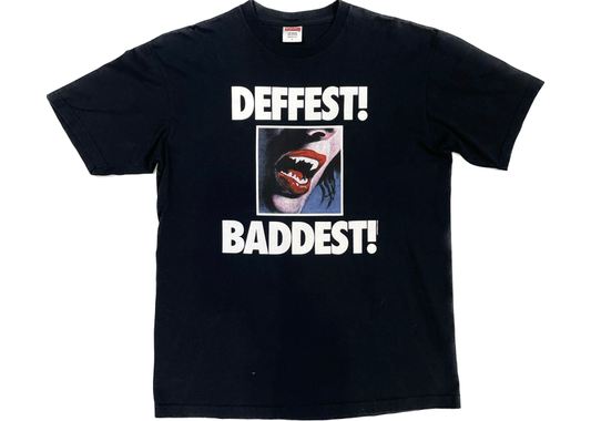 Supreme Deffest Baddest tee black