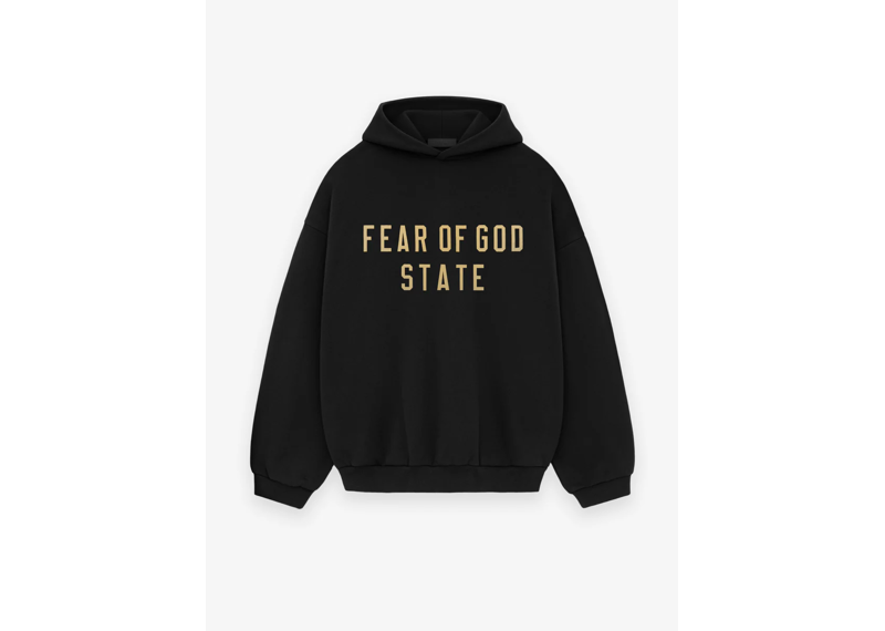 Fear of God Essentials Fleece Hoodie Black